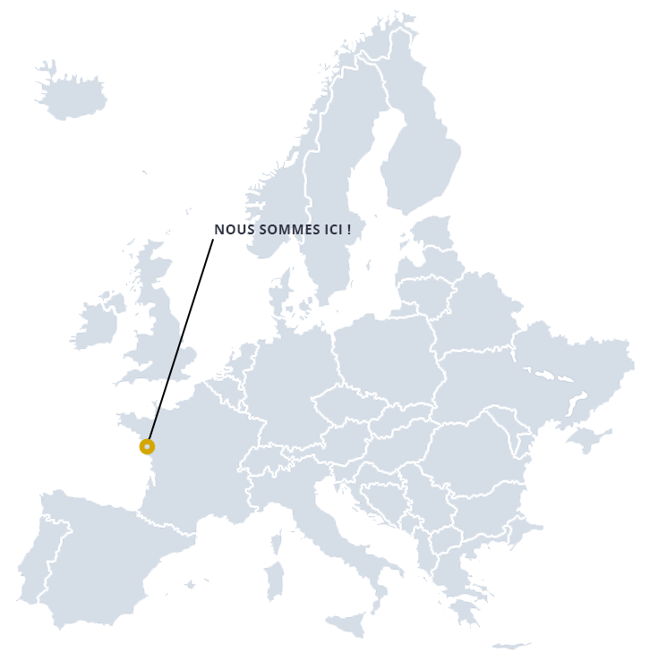 etikouest-carte-europe Etik Ouest Converting, concepteur d'étiquettes techniques en Bretagne