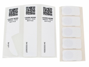 étiquette NFC pour les bouteilles