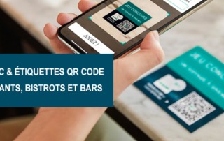 etiquettes NFC etiquettes QRcode restaurants bars bistrots Etik Ouest Converting