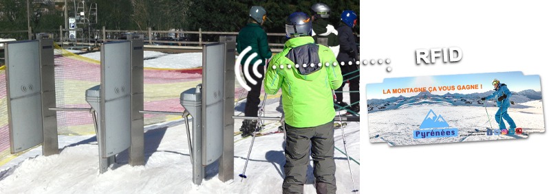 Forfait ski RFID, Etik Ouest Converting