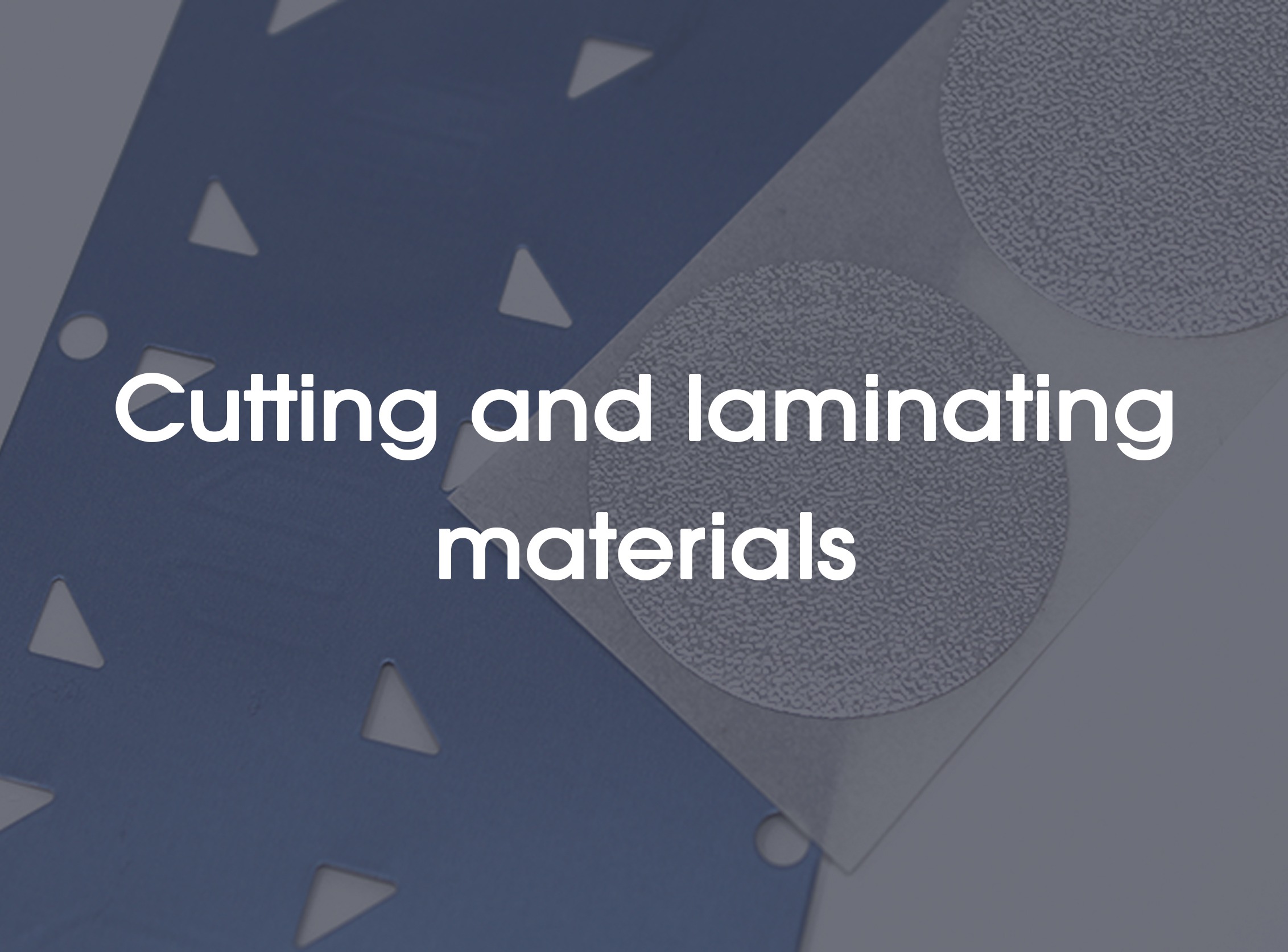 Cutting and laminating materials, etikouest converting, technical tags