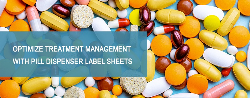 pill dispenser label sheets, etik ouest converting